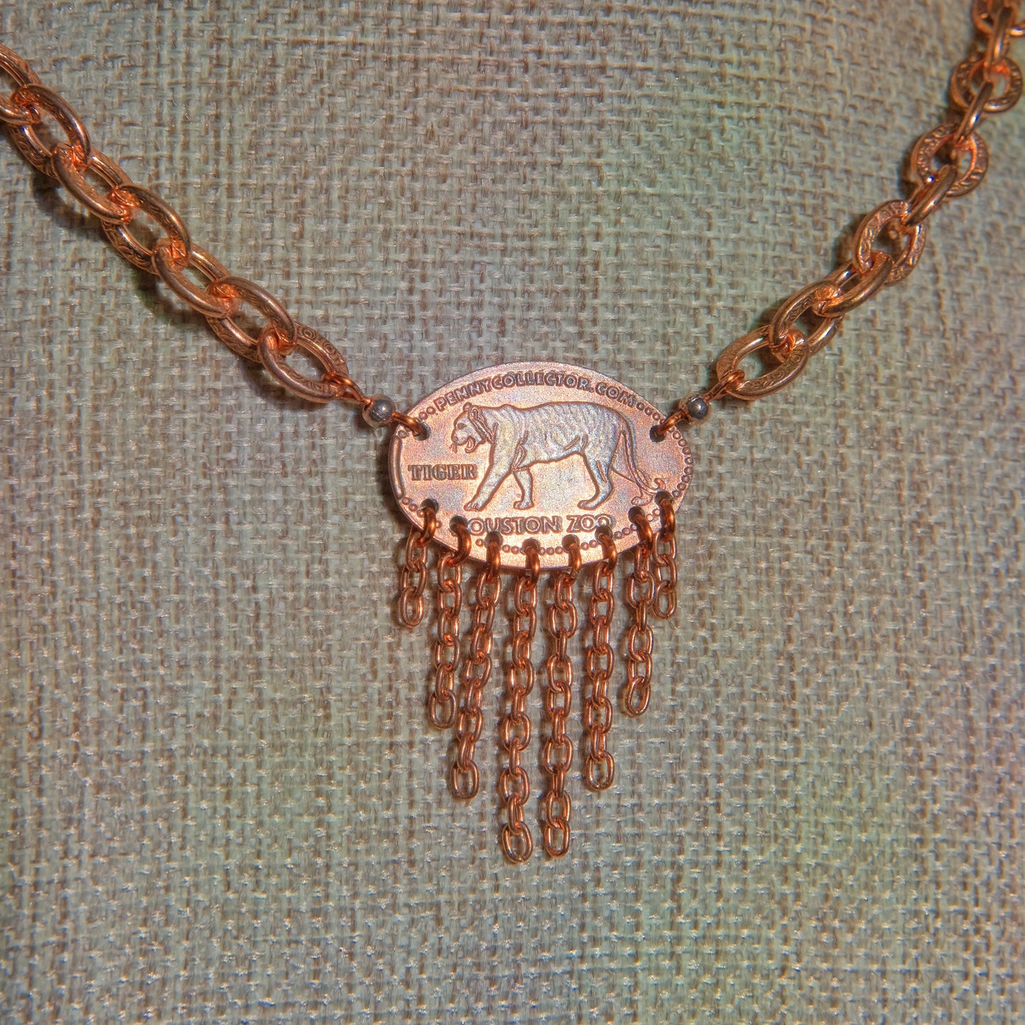 Tiger Woman Penny Necklace
