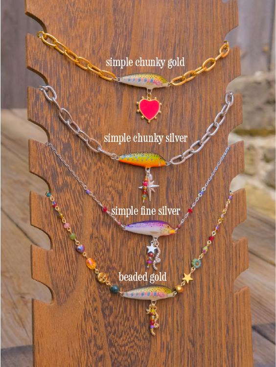Semi-Custom Lure Couture Necklace (Simple Chain)