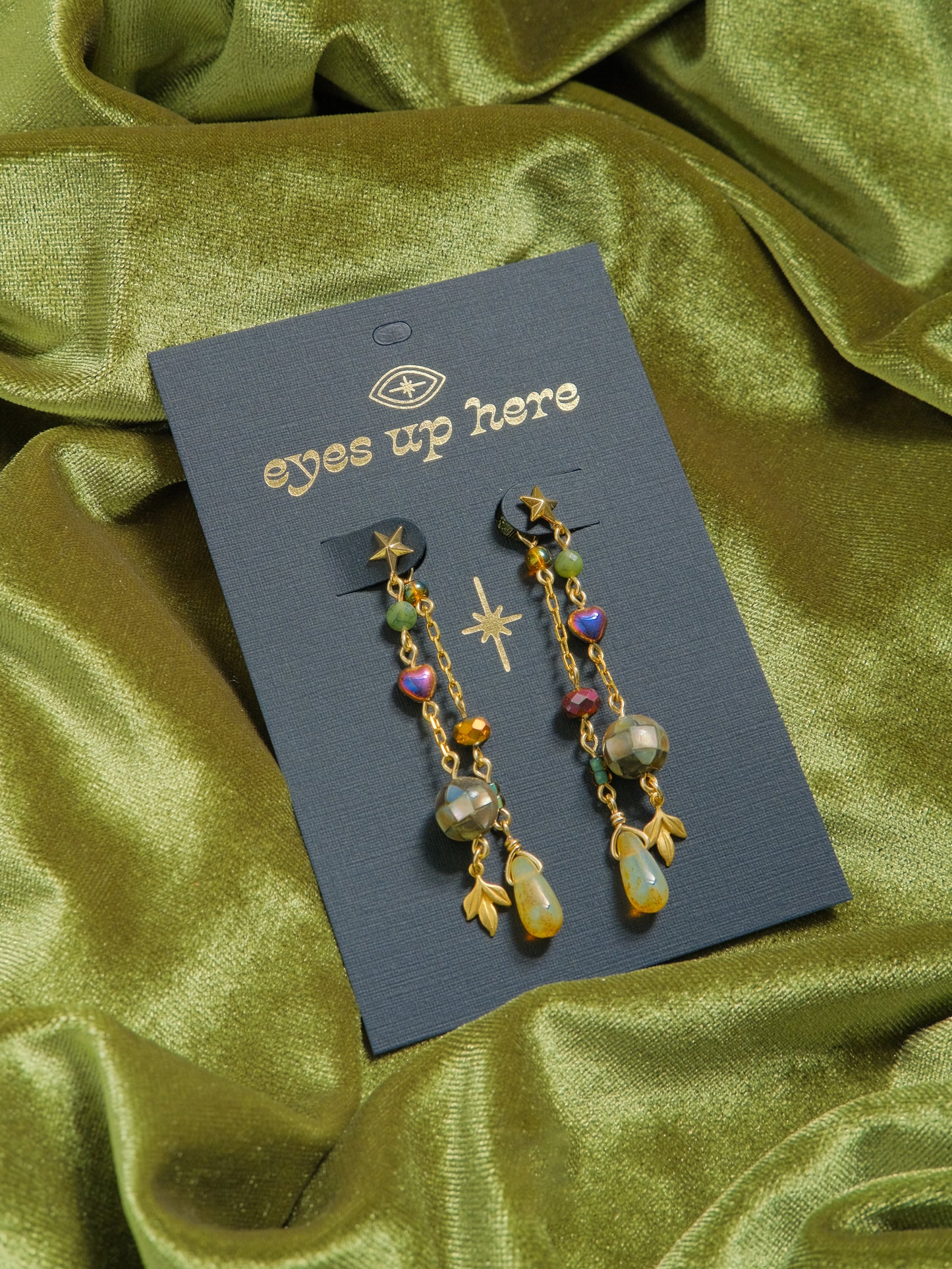 Spring Harlequin Double Dangles