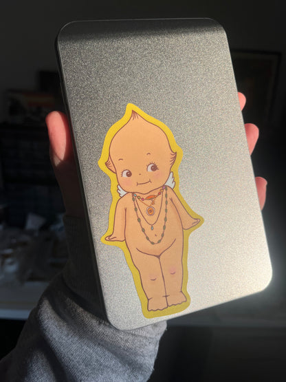 EYES UP HERE Baby 5” Sticker