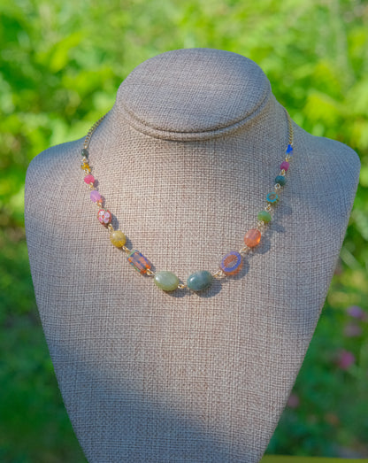 Afterglow Beaded Necklace
