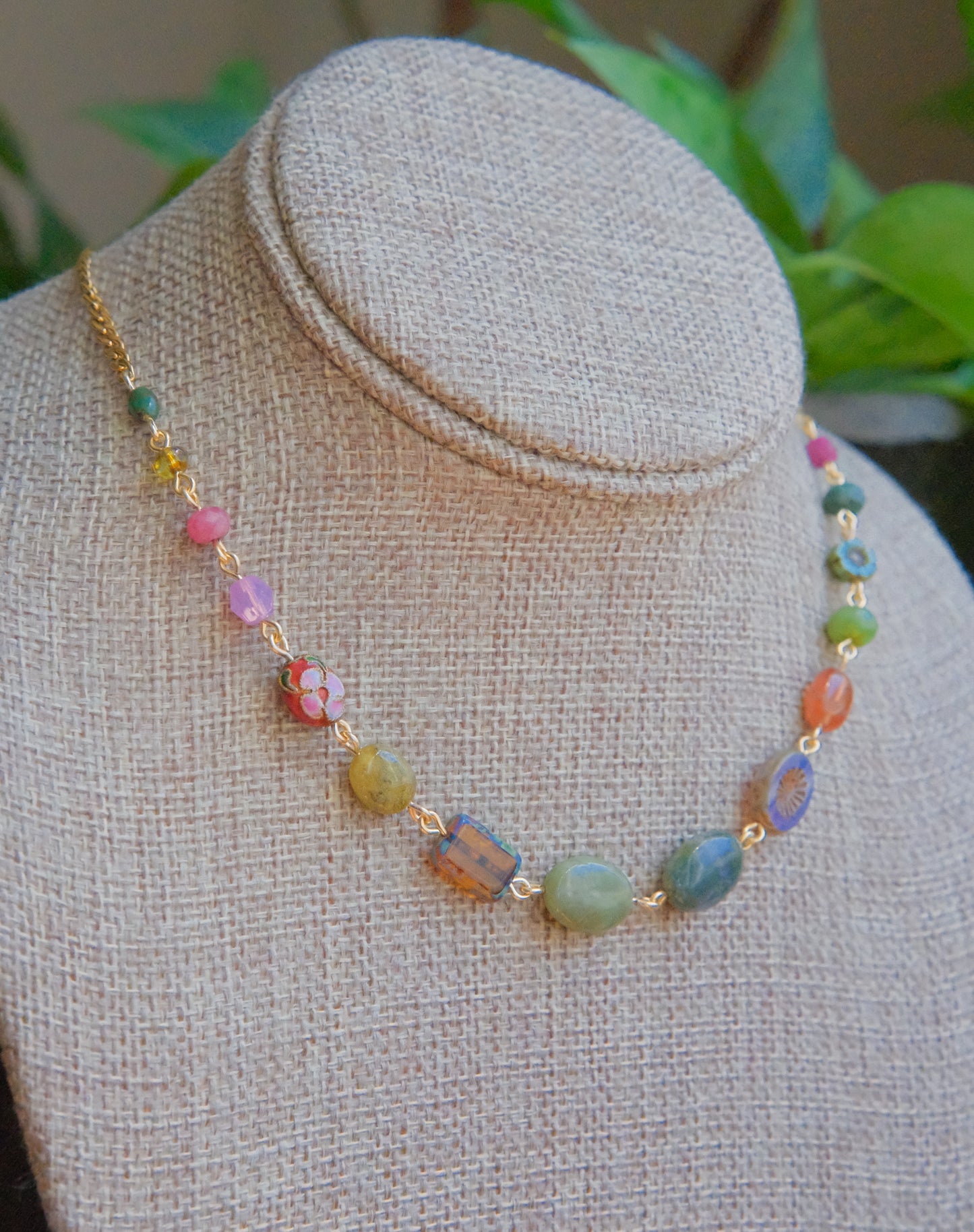 Afterglow Beaded Necklace