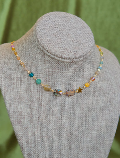 Summer Curio Beaded Necklace