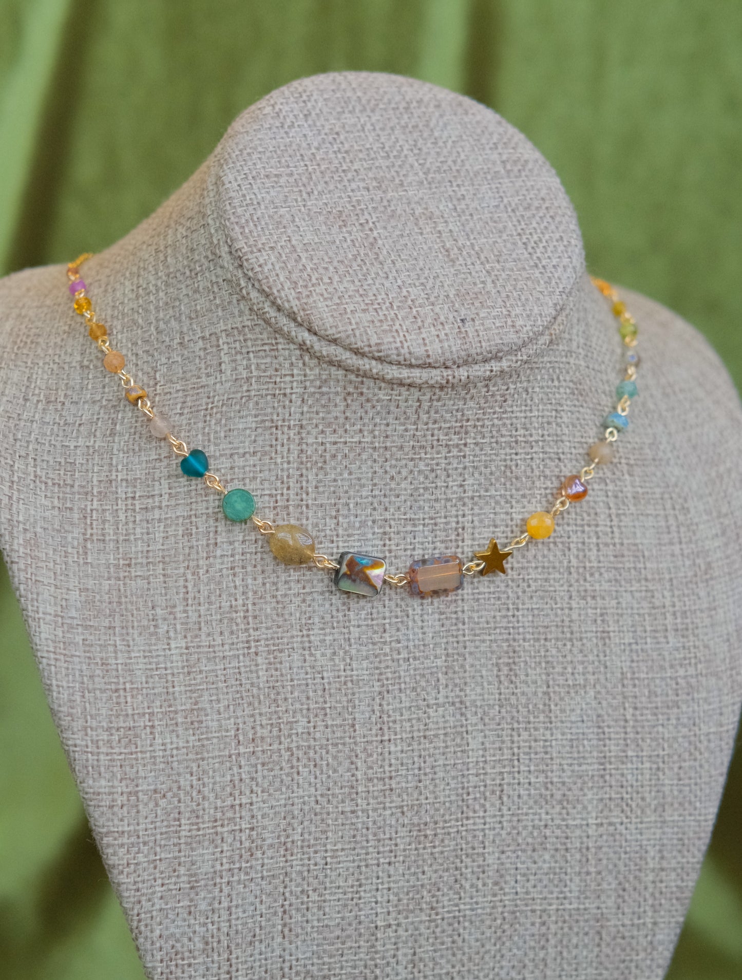Summer Curio Beaded Necklace