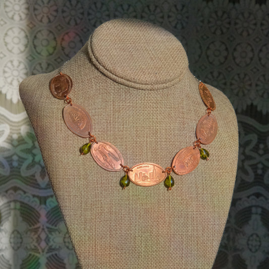 Pressed Penny Concho-Inspired Necklace