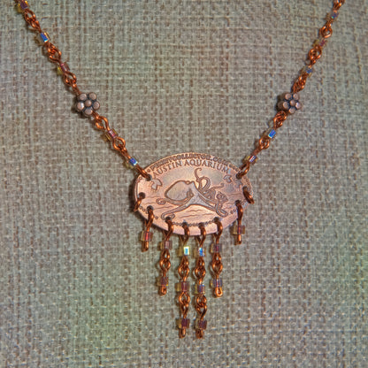 Octopus Friend Penny Necklace