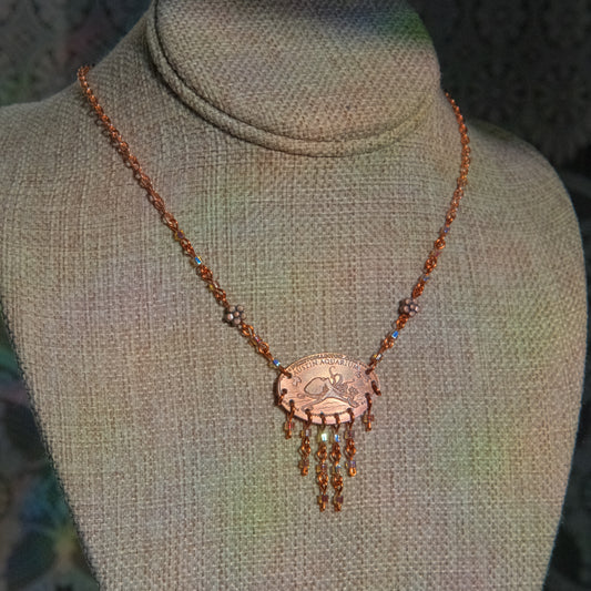 Octopus Friend Penny Necklace