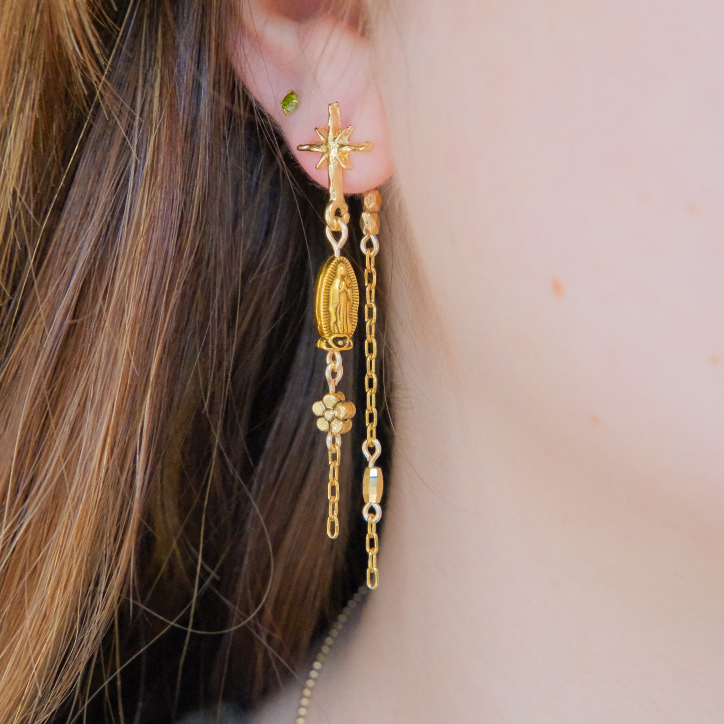 Mother Mary Double Dangles