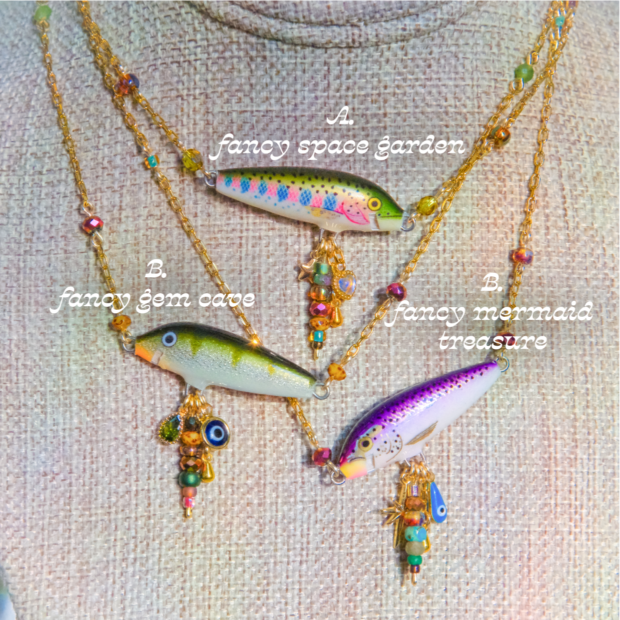Extra Fancy Lure Couture Necklace (Simple)