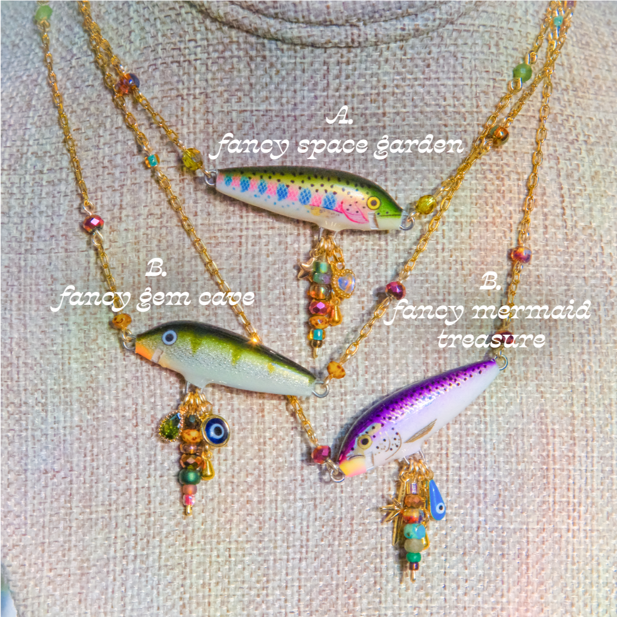 Extra Fancy Lure Couture Necklace (Beaded)