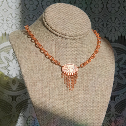 Tiger Woman Penny Necklace