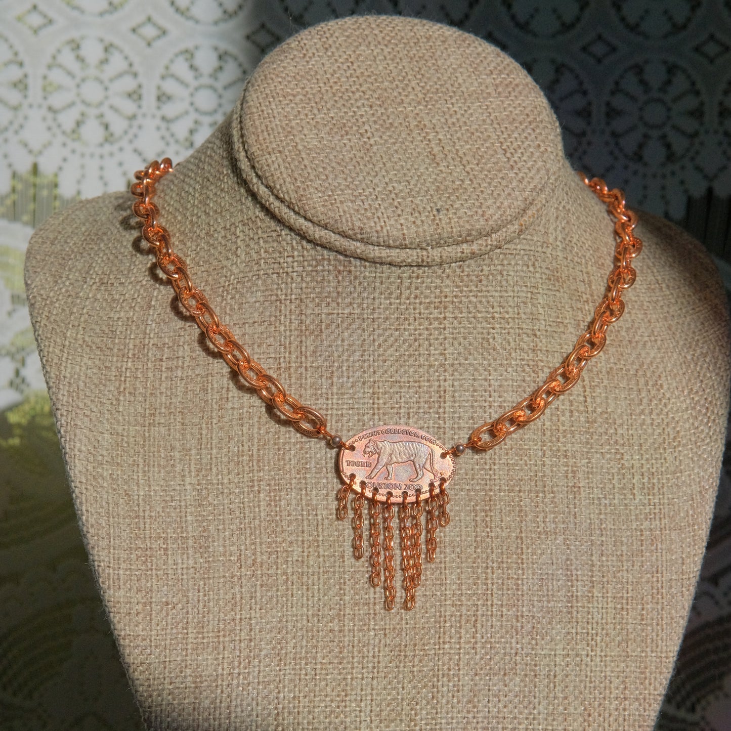Tiger Woman Penny Necklace