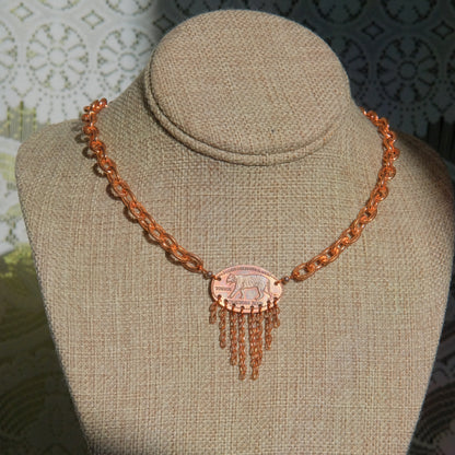 Tiger Woman Penny Necklace
